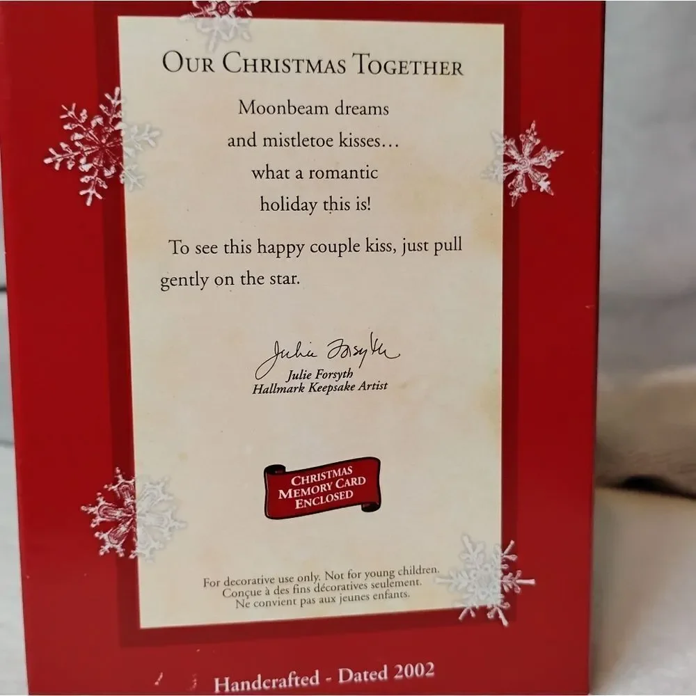 2002 Couple Hallmark Ornament